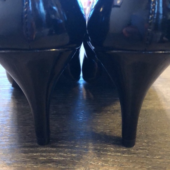 CL by Chinese Laundry Nerina black patent leather heel size 7 never worn - Picture 6 of 8
